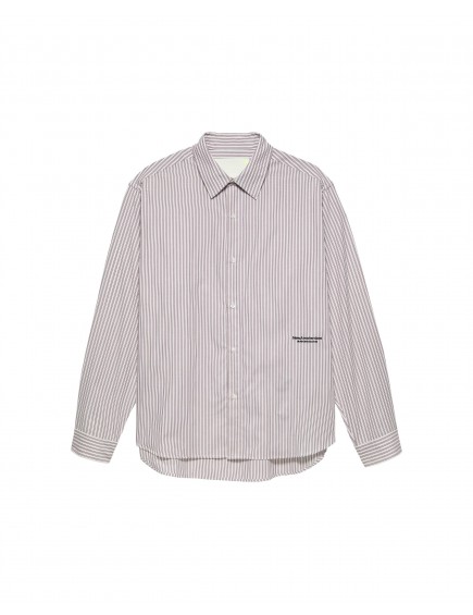 Beach Shirt White Red Stripes 2