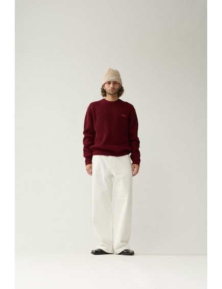 Knitted Crewneck Burgundy