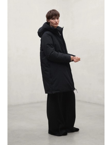 Gabardina Plumas Mati Negro 2