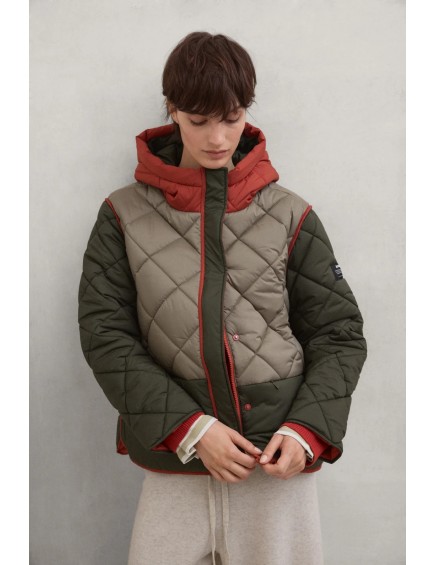 Chaqueta Verin Tricolor Marrón