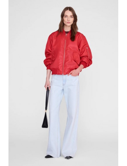 Bomber Acolchada Rojo Tango