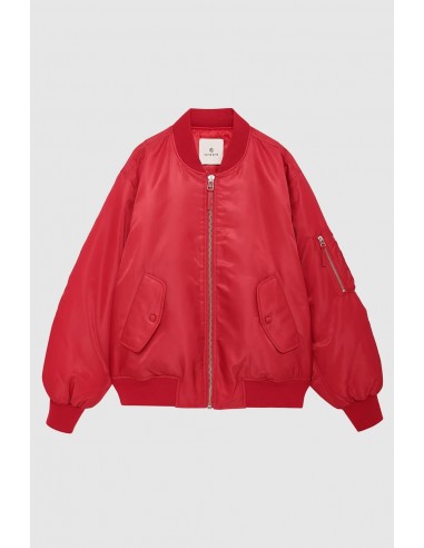 Bomber Acolchada Rojo Tango