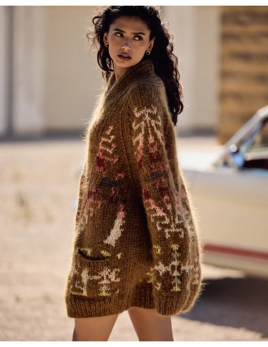 Chaqueta tricotada  Alita Lana Marron