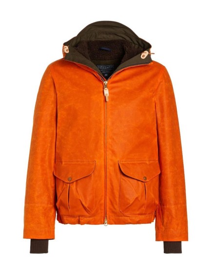 Cazadora Encerada Naranja