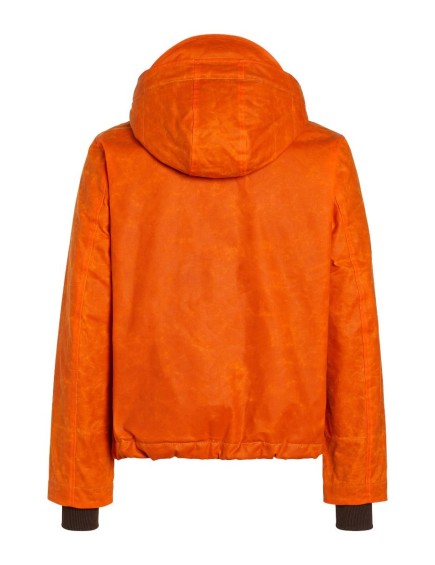 Cazadora Encerada Naranja 2
