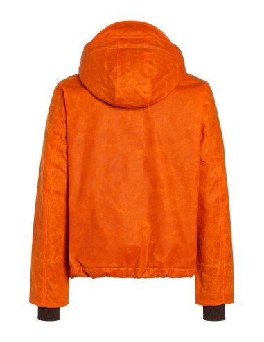 Cazadora Encerada Naranja