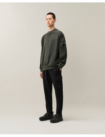 Sudadera Textura Verde Oscuro