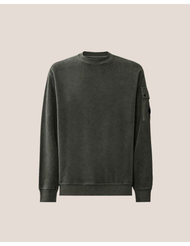 Sudadera Textura Verde Oscuro
