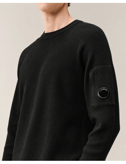 Jersey Textura Metón Negro