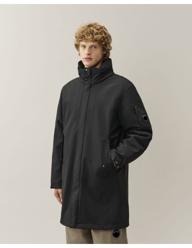 Parka Larga Acolchada con Neopreno en...