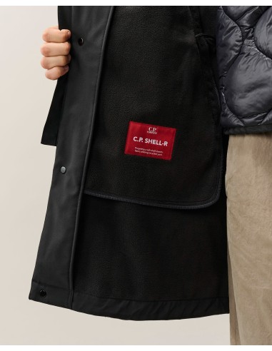 Parka Larga Acolchada con Neopreno en...