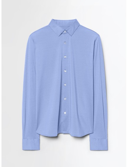 Camisa Oxford Jacquard Azul... 2