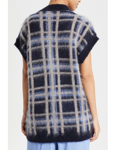Chaleco Mohair Cuadros