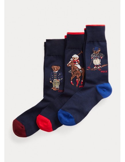 Pack Calcetines Polo Bear Navy