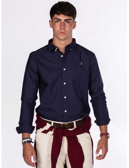 Camisa Oxford Navy Blue