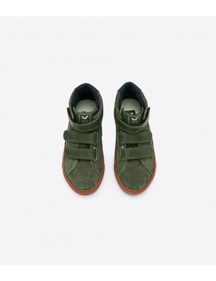 Esplar Suede Olive Rust Sole 2