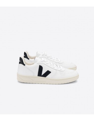 V-10 Leather White Black