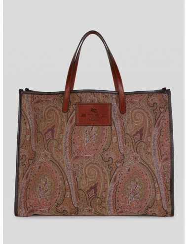 Bolso Shopping Paisley Jacquard Mocca de ETRO. Elropero1961.