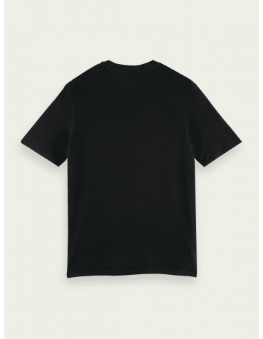 Camiseta Linen-blend Negro Camiseta Linen-blend Negro