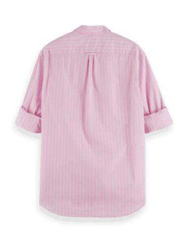 Camisa Algodón Rayas Rosa Camisa Algodón Rayas Rosa