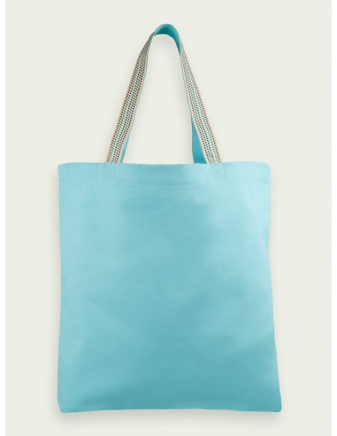 Bolsa Lona Palmeras Turquesa Bolsa Lona Palmeras Turquesa